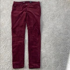 AG The Legging super skinny crush velvet